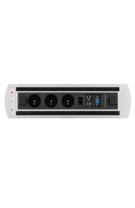 Levně Elektricky otočný panel Office Pro Vault BTCZ 004 3x el.zás.,1x data,VGA,audio,mikrof