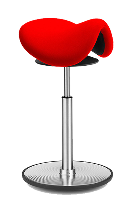 LÖFFLER balanční židle Sedlo červená