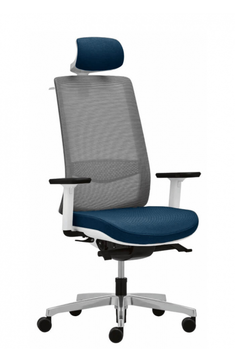 RIM kancelářská židle Victory VI 1401 vysoký opěrák - bílá
