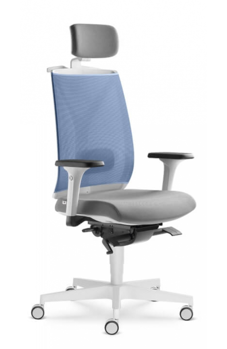 LD Seating kancelářská židle Leaf 504-SYS bílá