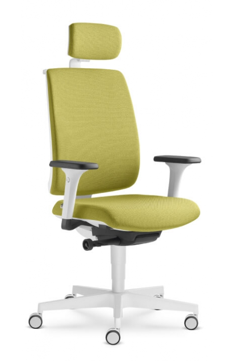 LD SEATING kancelářská židle Leaf 501-SYA bílá