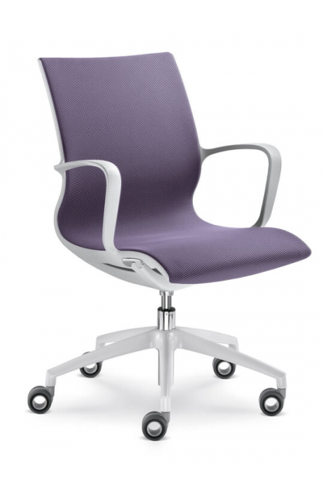LD SEATING kancelářká židle Everyday 765 světle šedý rám s područkami