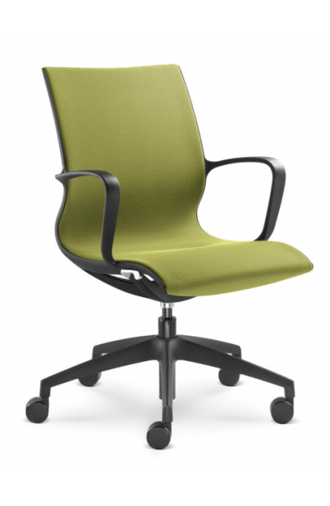 LD SEATING kancelářká židle Everyday 755 černý rám s područkami