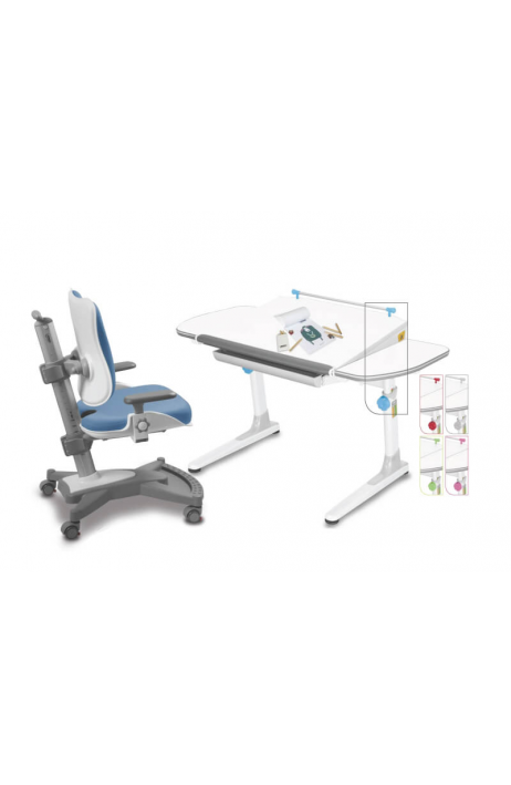 MAYER rostoucí set židle a stůl MyChamp modrý W58 