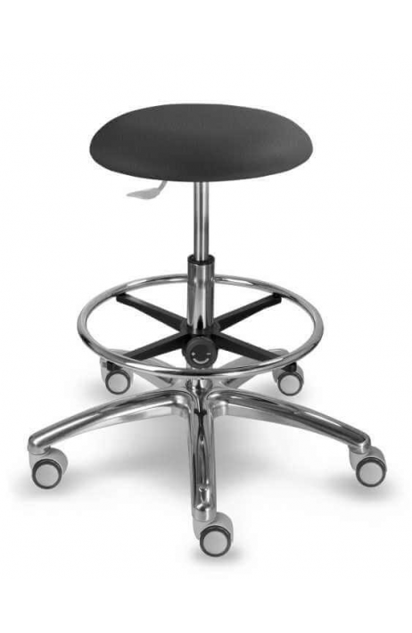 MAYER otočná stolička vysoká Medi 1252 Dent s kruhovou oporou a kolečky