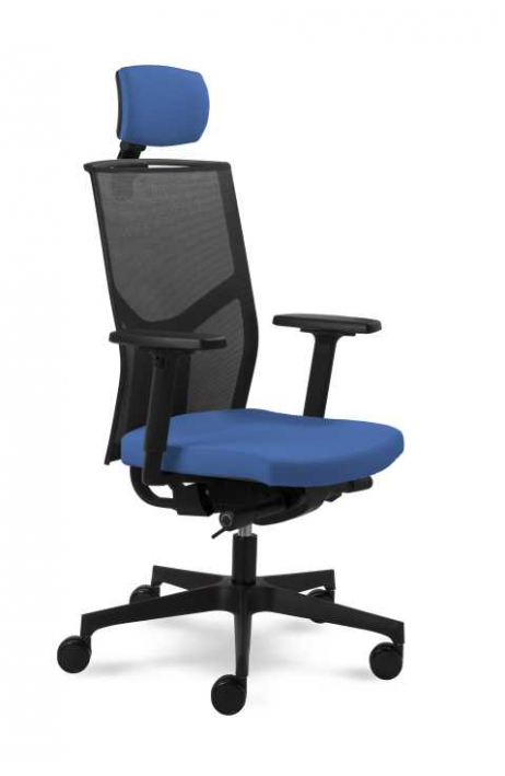 MAYER kancelářská židle Prime Mesh 2302 S síťovaný opěrák černý rám