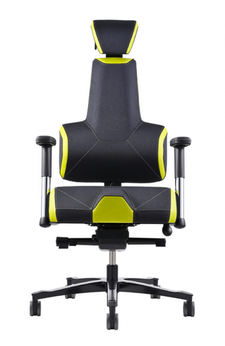 PROWORK zdravotní židle Therapia E+ Gamer Black/Green