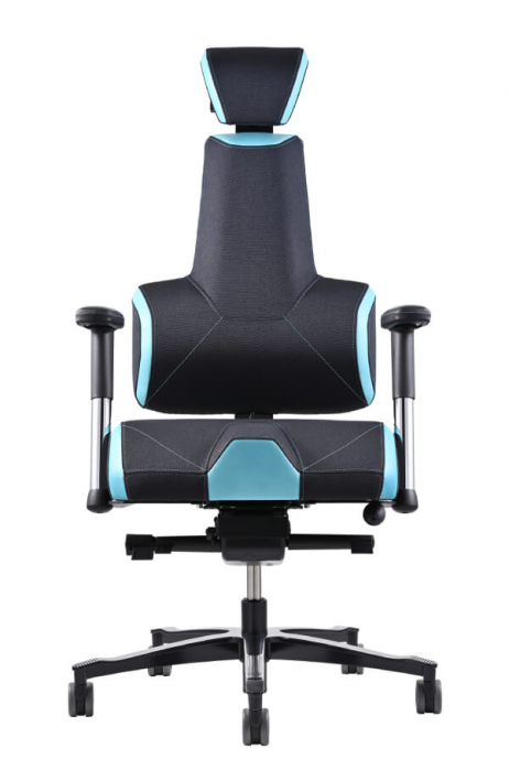 PROWORK zdravotní židle Therapia E+ Gamer Black/Tyrkys