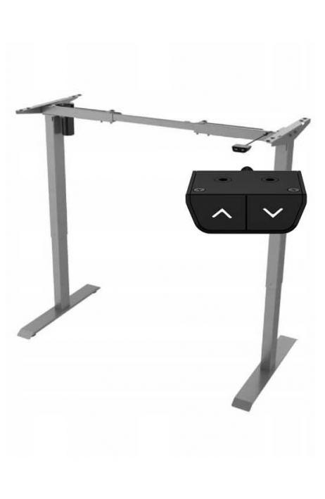 ERGO Elektrická výškově nastavitelná podnož DEF 114 Grey základní ovladač