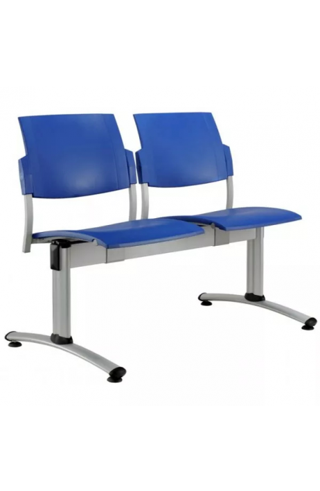 ALBA konferenční židle Square dvojsedák plastový 