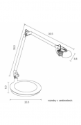 HUMANSCALE lampa Element Classic LED