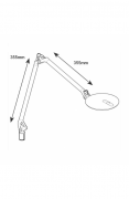 HUMANSCALE lampa Element Disc LED