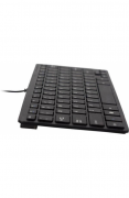 R-GO Tools ergonomická klávesnice Compact USB Qwerty US černá