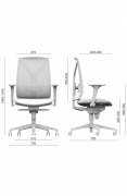 LD SEATING kancelářská židle Leaf 503-SY