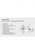 LD SEATING kancelářská židle Leaf 503-SYS