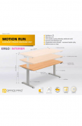 HOBIS výškově nastavitelný stůl Motion Run MSR 3 1200