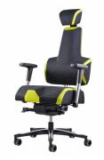 PROWORK zdravotní židle Therapia E+ Gamer Black/Green