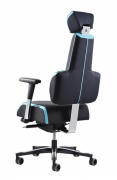 PROWORK zdravotní židle Therapia E+ Gamer Black/Tyrkys
