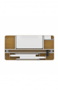 ERGO elektricky výškově nastavitelný stůl Workstation White 120x60