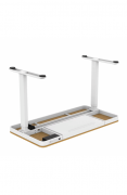 ERGO elektricky výškově nastavitelný stůl Workstation White 120x60