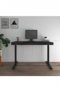 ERGO elektricky výškově nastavitelný stůl Workstation Black 120x60