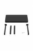 ERGO elektricky výškově nastavitelný stůl Workstation Black 120x60