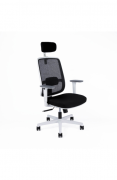 ERGO kancelářská židle a elektrický stůl Canto SP + Asier White