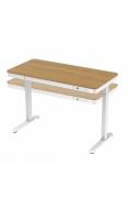 ERGO elektricky výškově nastavitelný stůl Workstation Oak 140x70