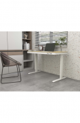ERGO elektricky výškově nastavitelný stůl Workstation Oak 140x70