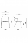 RIM konferenční židle Lambda LA 4002.091
