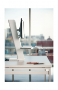 HUMANSCALE pracovní stanice Quick Stand jeden monitor malá platforma