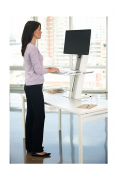 HUMANSCALE pracovní stanice Quick Stand jeden monitor malá platforma