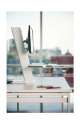 HUMANSCALE pracovní stanice Quick Stand jeden monitor velká platforma