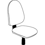 LD SEATING Ret+ 019 bez bederní opěry