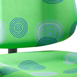 MAYER 2436 Freaky 26 093 zelený polyester s kruhy