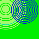 MAYER 2430 Freaky sport 26 093 zelený polyester s kruhy