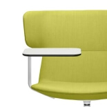LD SEATING Flexi Lounge TP otočný odkládací stolek, kovový držák v barvě podnože