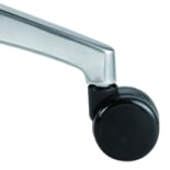 ALBA York Loop hliníkový leštěný kříž Ø 700 mm + chromovaný píst