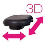 PEŠKA Reflex Balance 3D podloketka stranově a hloubkově stavitelné