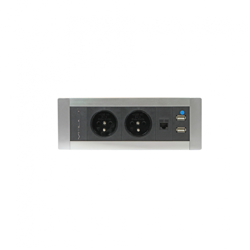 HOBIS Motion Ergo MSE 3 1400 x 900 mm VAULT PTCZ 016 Pevný panel, 2x el.zásuvka, 2x USB, 1x data22,4 × 8 × 4,1 mm